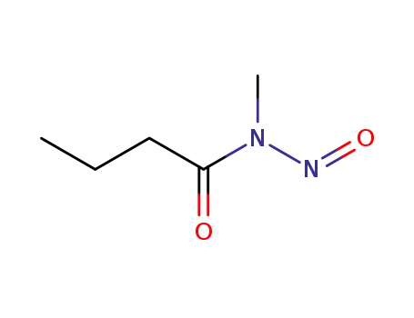 Molecular Structure of 16395-81-6 (N-methyl-N-nitroso-butanamide)