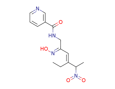 4-ETHYL-2-(HYDROXYIMINO)-5-NITRO-3-HEXEN-1-YL-NICOTINAMIDECAS