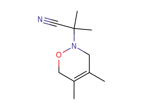 α-(4,5-dimethyl-3,6-dihydro-[1,2]oxazin-2-yl)-isobutyronitrile