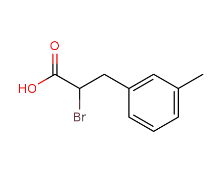 Molecular Structure of 18910-05-9 (2-bromo-3-(3-methylphenyl)propanoic acid)