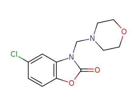 2(3H)-Benzoxazolone,5-chloro-3-(4-morpholinylmethyl)- cas  16376-61-7
