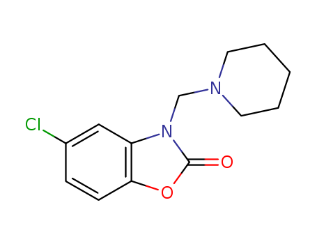 3-PIPERIDIN-1-YLMETHYL-5-CHLOROBENZOXAZOLIN-2-ONE