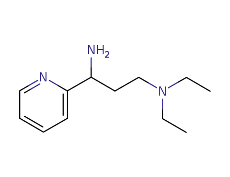 Molecular Structure of 16273-79-3 (N~3~,N~3~-diethyl-1-(pyridin-2-yl)propane-1,3-diamine)