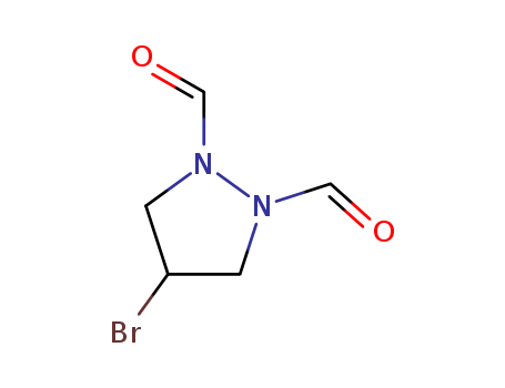 4-Bromo-1,2-pyrazolidinedicarboxaldehyde CAS No.162887-23-2