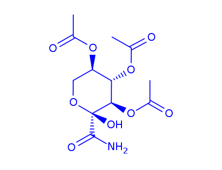 C-(2,3,4-TRI-O-ACETYL-1-HYDROXY-BETA-D-ARABINOPYRANOSYL) FORMAMIDE