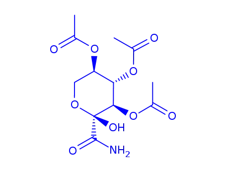 C-(2,3,4-TRI-O-ACETYL-1-HYDROXY-BETA-D-ARABINOPYRANOSYL) FORMAMIDE