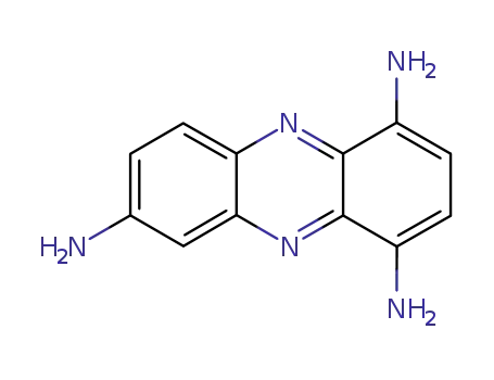 Molecular Structure of 18868-63-8 (1,4,7-Phenazinetriamine(9CI))