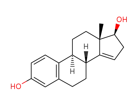 Molecular Structure of 58699-19-7 (14-Dehydroestradiol-17β)