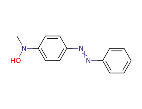 Molecular Structure of 1910-36-7 (N-hydroxy-4-(methylamino)azobenzene)
