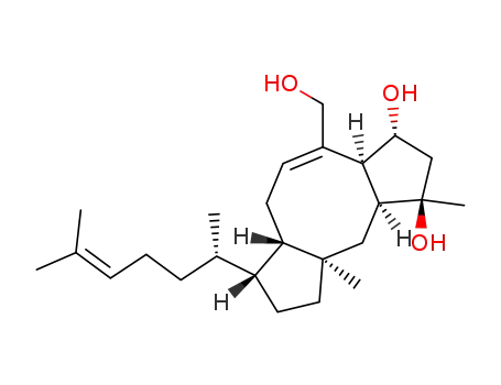 (E)-(1R,3R,3aS,6aS,7R,9aR,10aS)-7-((S)-1,5-Dimethyl-hex-4-enyl)-4-hydroxymethyl-1,9a-dimethyl-1,2,3,3a,6,6a,7,8,9,9a,10,10a-dodecahydro-dicyclopenta[a,d]cyclooctene-1,3-diol