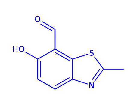 7-벤조티아졸카르복스알데히드,6-히드록시-2-메틸-(9CI)