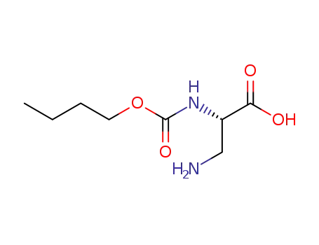 Molecular Structure of 188016-53-7 (N-BUTYLOXYCARBONYL-DAP-OH)