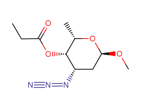 methyl 3-azido-2,3,6-trideoxy-4-O-propionyl-α-L-lyxo-hexopyranoside