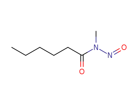Molecular Structure of 16395-82-7 (N-Methyl-N-nitrosohexanamide)