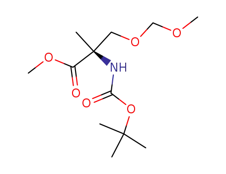 (S)-2-tert-Butoxycarbonylamino-3-methoxymethoxy-2-methyl-propionic acid methyl ester