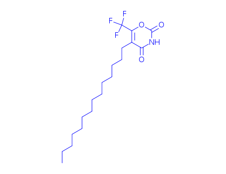 5-TETRADECYL-6-TRIFLUOROMETHYL[1,3]OXAZINE-2,4-DIONE