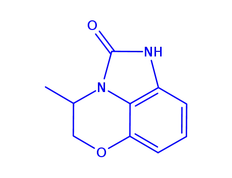 Molecular Structure of 163120-48-7 (Imidazo[1,5,4-de][1,4]benzoxazin-2(1H)-one, 4,5-dihydro-4-methyl- (9CI))