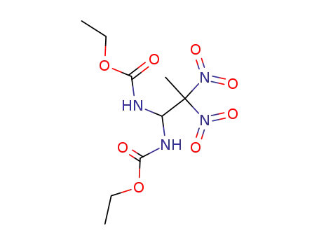 Molecular Structure of 212264-97-6 ((1-Ethoxycarbonylamino-2,2-dinitro-propyl)-carbamic acid ethyl ester)