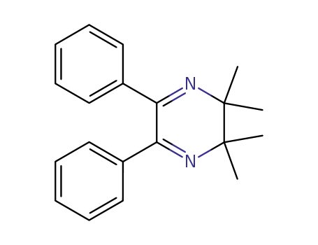 Molecular Structure of 16340-51-5 (2,2,3,3-tetramethyl-5,6-diphenyl-2,3-dihydropyrazine)