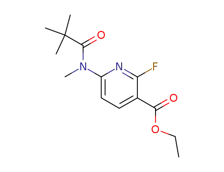 ethyl 2-fluoro-6-(N-methyl-N-pivaloylamino)pyridine-3-carboxylate