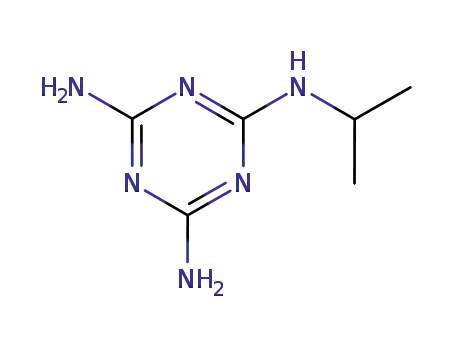 Molecular Structure of 16274-81-0 (N~2~-(propan-2-yl)-1,3,5-triazine-2,4,6-triamine)