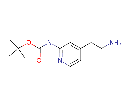 tert-butyl 4-(2-aminoethyl)pyridin-2-ylcarbamate