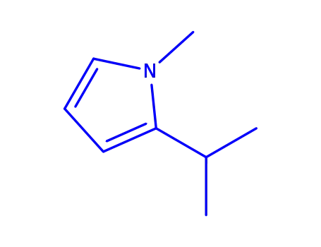 Molecular Structure of 190065-71-5 (1H-Pyrrole,1-methyl-2-(1-methylethyl)-(9CI))