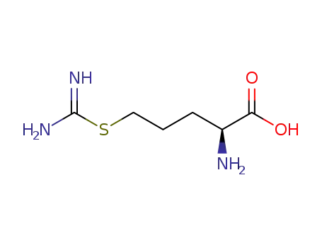 Molecular Structure of 190374-70-0 (5-[(AMINOIMINOMETHYL)THIO]-L-NORVALINE)