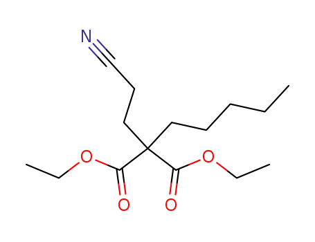 Malonic acid, 2-cyanoethyl-, pentyl-, diethyl ester