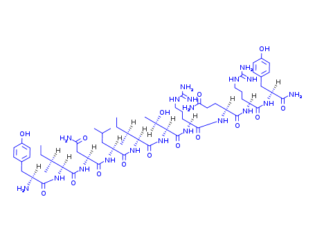 L-Tyrosyl-D-isoleucyl-D-asparaginyl-D-leucyl-D-isoleucyl-L-threonyl-D-arginyl-D-glutaminyl-L-arginyl-L-tyrosinamide