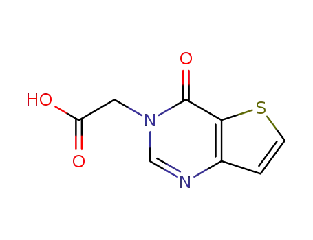 Molecular Structure of 16290-53-2 ((4-oxothieno[3,2-d]pyrimidin-3(4H)-yl)acetic acid(SALTDATA: FREE))