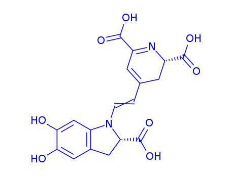 2,6-Pyridinedicarboxylicacid,4-[2-[(2S)-2-carboxy-2,3-dihydro-5,6-dihydroxy-1H-indol-1-yl]ethenyl]-2,3-dihydro-,(2S)-