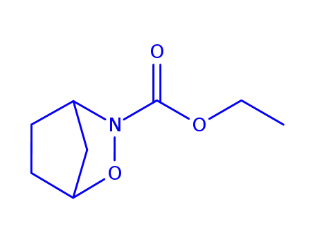 Molecular Structure of 188789-39-1 (2-Oxa-3-azabicyclo[2.2.1]heptane-3-carboxylic  acid,  ethyl  ester)