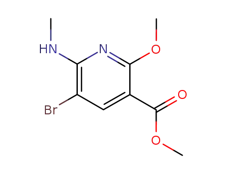 Methyl 5-bromo-2-methoxy-6-(methylamino)nicotinate