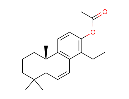 Molecular Structure of 1891-73-2 (2-Phenanthrenol, 4b,5,6,7,8,8a-hexahydro-4b,8,8-trimethyl-1-(1-methylethyl)-, acetate, (4bS,8aS)-)