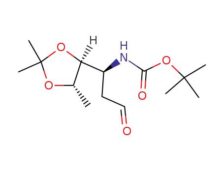 [(S)-3-Oxo-1-((4S,5S)-2,2,5-trimethyl-[1,3]dioxolan-4-yl)-propyl]-carbamic acid tert-butyl ester