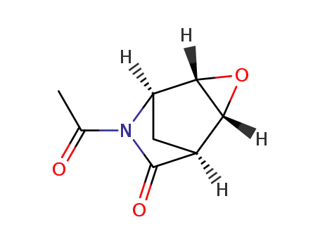 3-Oxa-6-azatricyclo[3.2.1.02,4]octan-7-one, 6-acetyl- (9CI)