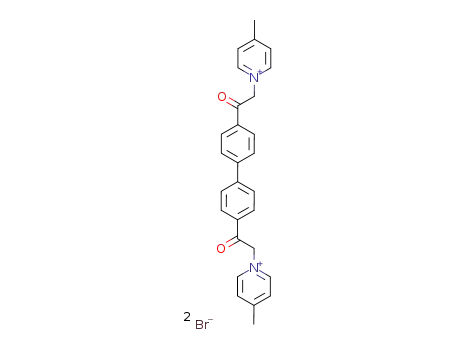 4-피콜리늄, 1,1'-(4,4'-비페닐릴렌비스(2-옥소에틸렌))디-, 디브로마이드
