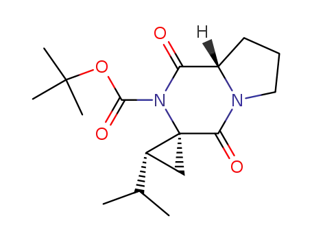 6-tert-butoxycarbonyl-(7aS)-3a,6-diazaperhydroindane-4,7-dione-5-spiro-1'-<(1'S,2'S)-2'-iso-propylcyclopropane>