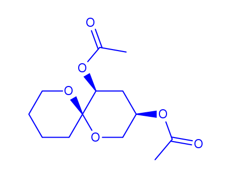 (3A,5A,6SS)-1,7-DIOXASPIRO[5.5]UNDECANE-3,5-DIOL DIACETATECAS