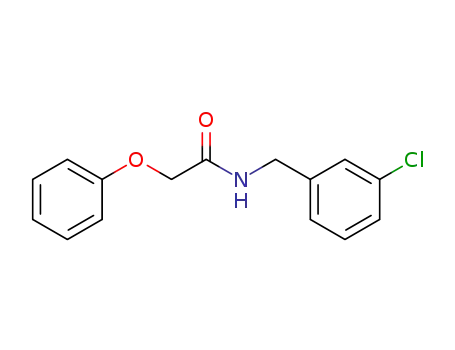 Molecular Structure of 18861-23-9 (N-(3-chlorobenzyl)-2-phenoxyacetamide)