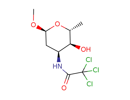 methyl 2,3,6-trideoxy-3-trichloroacetamido-α-DL-ribohexopyranoside