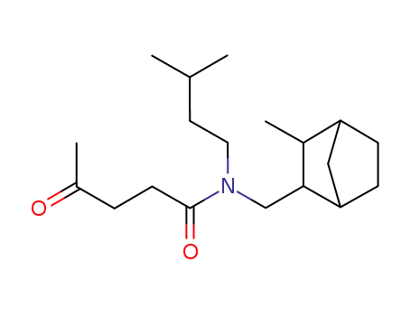 N-(3-methylbutyl)-N-[(3-methylnorbornan-2-yl)methyl]-4-oxo-pentanamide