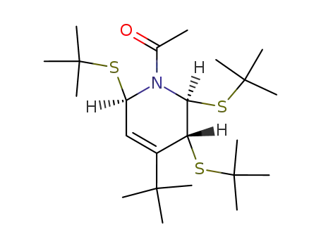 1-アセチル-4-tert-ブチル-2,3,6-トリ(tert-ブチルチオ)-1,2,3,6-テトラヒドロピリジン