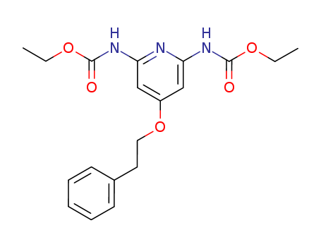 2,6-Pyridinedicarbamicacid, 4-(phenethyloxy)-, diethyl ester (8CI) cas  18986-40-8
