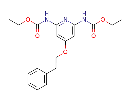Molecular Structure of 18986-40-8 (diethyl [4-(2-phenylethoxy)pyridine-2,6-diyl]biscarbamate)