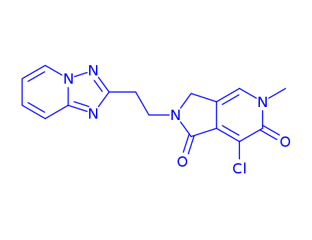 2-(2-([1,2,4]triazolo[1,5-a]pyridin-2-yl)ethyl)-7-chloro-5-methyl-2,3-dihydro-1H-pyrrolo[3,4-c]pyridine-1,6(5H)-dione