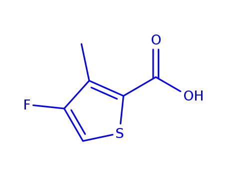 Molecular Structure of 187962-16-9 (2-Thiophenecarboxylicacid,4-fluoro-3-methyl-(9CI))