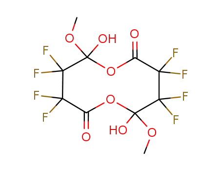 3,3,4,4,8,8,9,9-octafluoro-5,10-dihydroxy-5,10-dimethoxy-1,6-dioxacyclodecan-2,7-dione