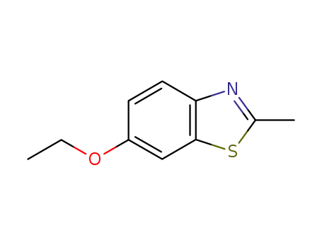 Molecular Structure of 18879-72-6 (Benzothiazole, 6-ethoxy-2-methyl- (7CI,8CI,9CI))